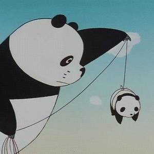 つるされパンダ